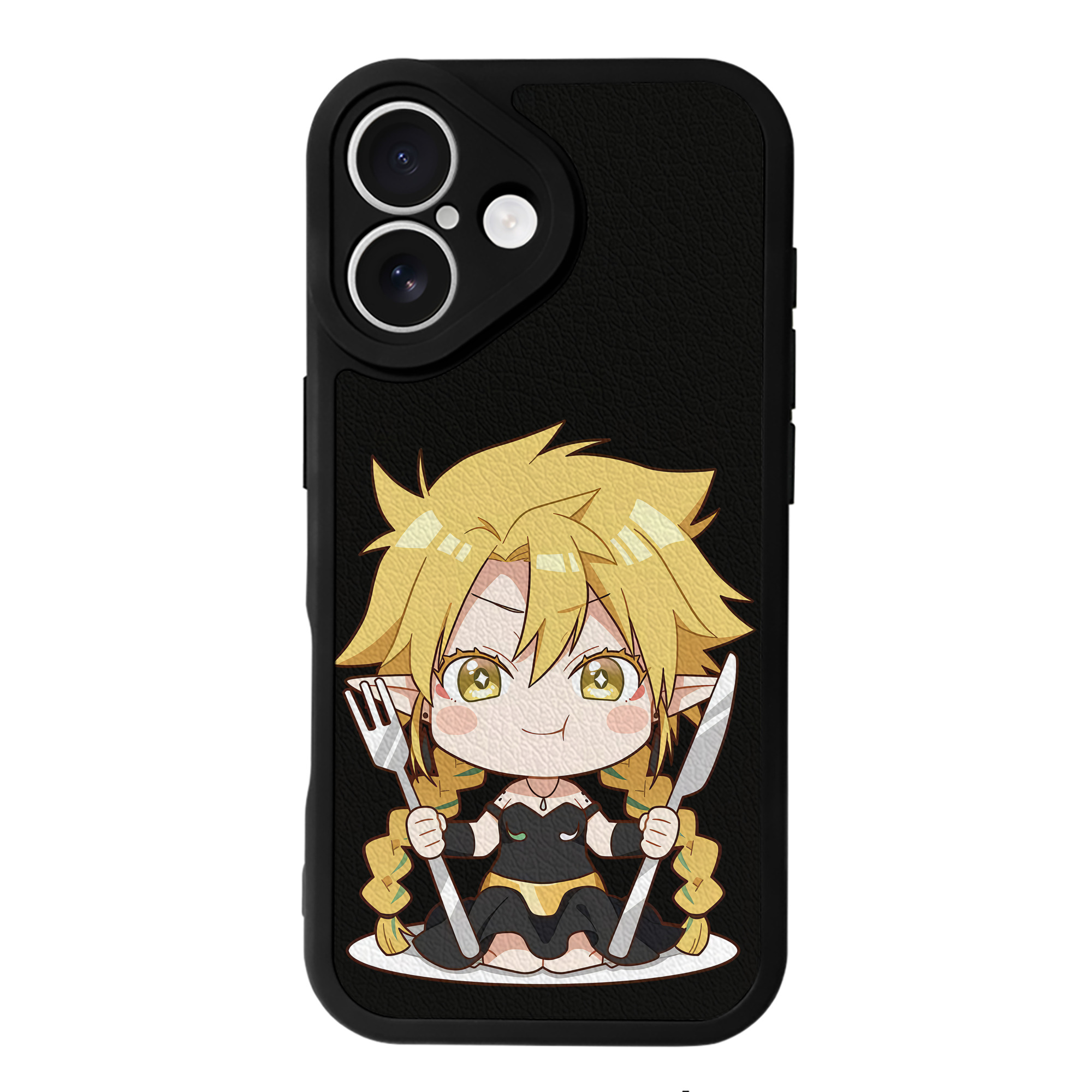 （画像用） 転スラ Regarding Reincarnated to Slime 【iPhone 16シリーズ対応】シリコンスマホケース（レザー調） 材質：シリコン